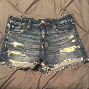 Distressed Denim Women's Shorts